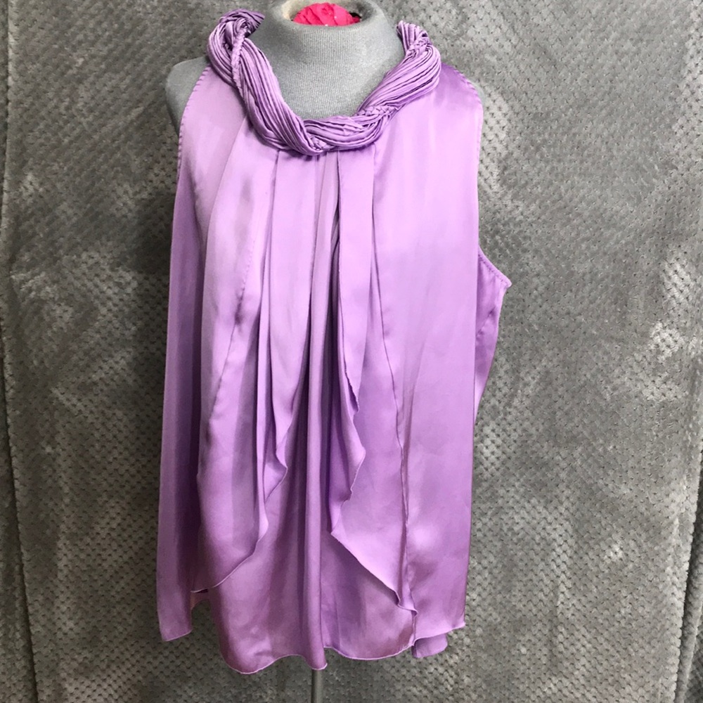 Cato woman braided collar lavender shell